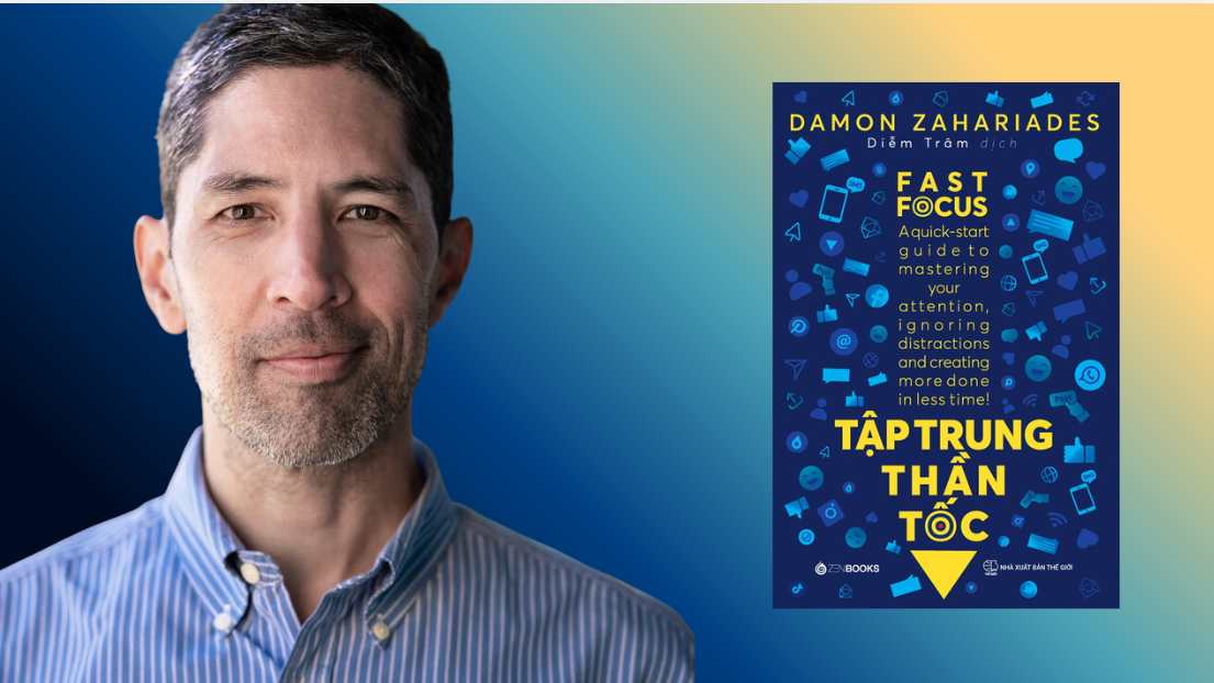 Bìa sách Tập Trung Thần Tốc Fast Focus của Damon Zahariades