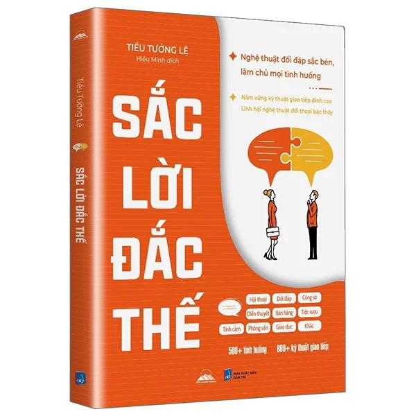 Bìa sách Sắc Lời Đắc Thế về nghệ thuật đối đáp
